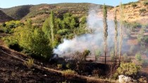 MAKİLİK ALAN - Hatay'da Makilik Ve Ormanlık Alanda Yangın