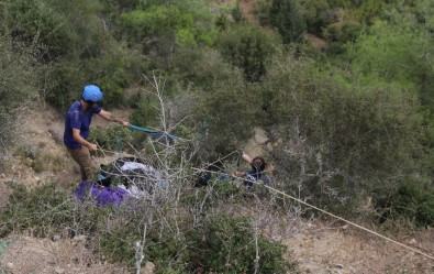 Paraşütle Atlayan Üniversite Öğrencisini Ölümden Ağaç Dalı Kurtardı