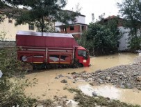 Sakarya'da dere taştı