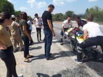 Çan'da Trafik Kazası Açıklaması 1 Yaralı