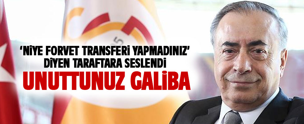 Galatasaray Başkanı Mustafa Cengiz: Taraftar Avro kurunu unuttu
