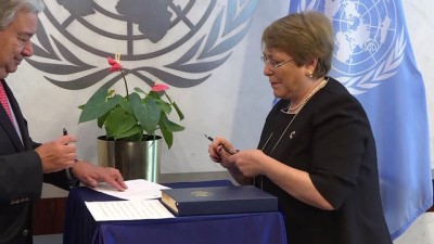 BM'nin Yeni İnsan Hakları Yüksek Komiseri Bachelet Yemin Etti