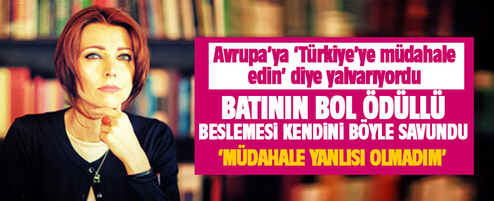 Elif Şafak kendini böyle savundu