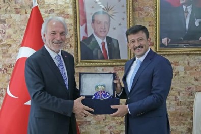 Genel Başkan Yardımcısı Hamza Dağ, Başkan Kamil Saraçoğlu'nu Ziyaret Etti