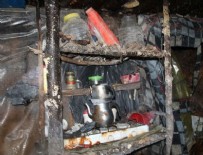 Gümüşhane'de teröristlerce kullanılan sığınakta yaşam malzemeleri ele geçirildi Haberi