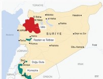 SURİYE KRİZİ - Suriye ordusu İdlib'i vurmaya başladı