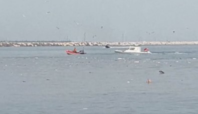 Bostancı Sahili'nde Helikopter Düştü