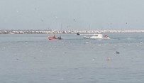 HELİKOPTER DÜŞTÜ - Bostancı Sahili'nde Helikopter Düştü