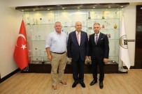 LOKMAN ERTÜRK - Lokman Ertürk'den Başkan Fethi Yaşar'a Taziye Ziyareti