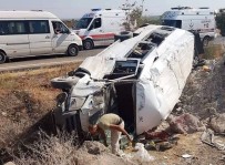 Şanlıurfa'da Minibüs Devrildi Açıklaması 8 Yaralı