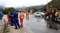 TAŞKESTI - Bolu'da Trafik Kazası Açıklaması 5 Yaralı
