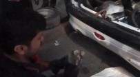 Otomobilde Mahsur Kalan Kedi Kurtarıldı