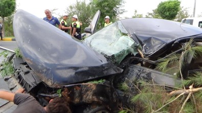 Gaziantep'te Trafik Kazası Açıklaması 2 Yaralı