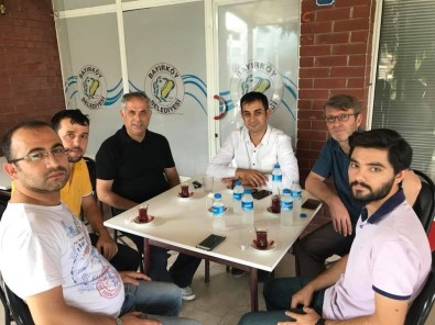 AK Parti İlçe Başkanı Akın, Başkan Yaman İle Bir Araya Geldi