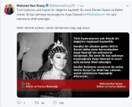 TAZİYE MESAJI - Bakan Mehmet Nuri Ersoy'dan Gülriz Sururi'ye Taziye Mesajı