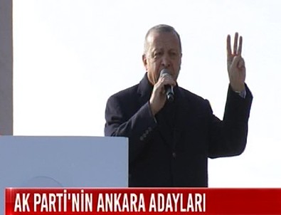 Cumhurbaşkanı Erdoğan, AK Parti'nin Ankara ilçe belediye başkanı adaylarını açıkladı