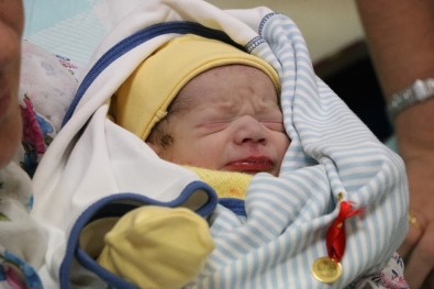 Kahramanmaraş'ta Yeni Yılın İlk Bebeği Doğdu