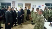 Vali Ve Komutanlar Yeni Yıla Sınırdaki Askerlerle Birlikte Girdi