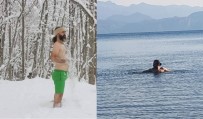OSMAN DEMIR - Yeni Yıla Kar Banyosu Ve Deniz Keyfiyle Girdiler