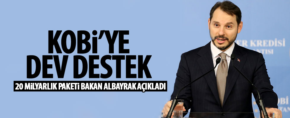 Bakan Albayrak KOBİ kredi paketini açıkladı