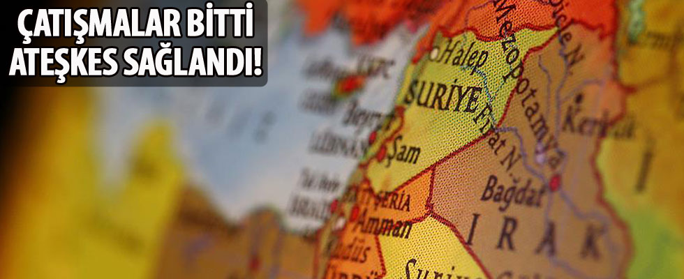 Suriyeli askeri muhalifler arasında ateşkes sağlandı