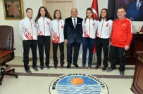 TEKVANDO - Avrupa 3'Üncüsü Tekvandocudan Başkan Kocamaz'a Ziyaret