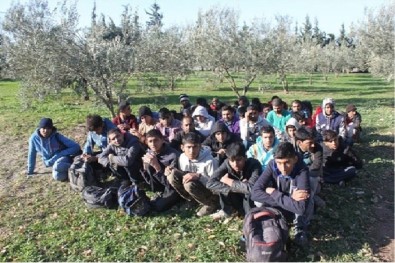 Çanakkale'de 97 Mülteci Yakalandı