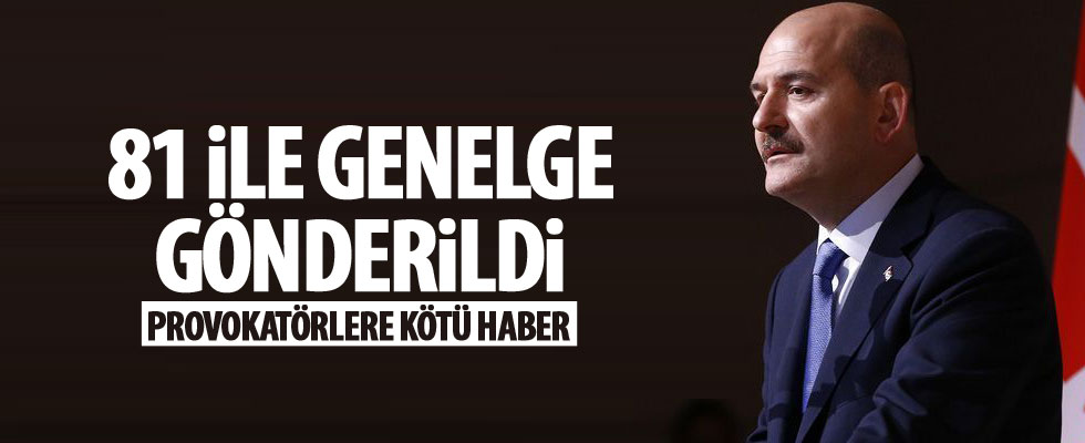 İçişleri Bakanlığı'ndan 81 ile genelge