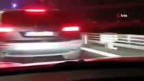 Köprüde Tehlikeli Şerit Değiştiren Otomobilin Sürücüsüne Ceza