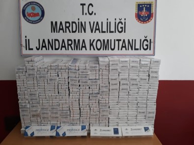 Mardin'de 2 Bin 120 Paket Kaçak Sigara Ele Geçirildi