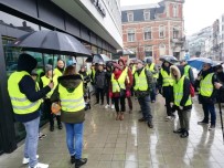 Belçika'da Sarı Yeleklilerin Eylemi Sessiz Geçti