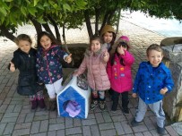 YAĞMURLU - Çeşmeli Miniklerden Sokaktaki Kedilere Ev