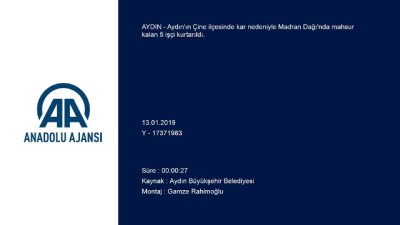 Madran Dağı'nda Mahsur Kalan 5 İşçi Kurtarıldı