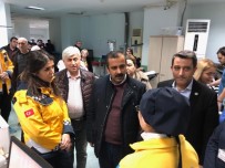 ŞİDDET YASASI - Sağlık-Sen Genel Başkanı Metin Memiş, Doktorun Saldırıya Uğradığı Hastaneyi Ziyaret Etti
