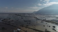 SEL BASKINI - Sular Altında Kalan Manisa Ovası Drone İle Görüntülendi