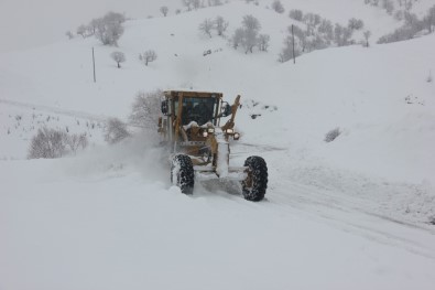 Bingöl'de 39 Köy Yolu Kar Nedeniyle Kapandı