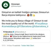BARCELONA - Giresunspor'dan Dünya Devi Barcelona'ya İlginç Teklif