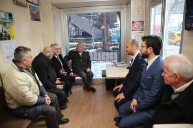 Başkan Büyükkılıç, Taksici Esnafını Ziyaret Etti