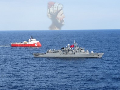 Doğu Akdeniz'de Barbaros'a Barbaros Refakat Ediyor
