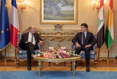 İran Ve Fransa Dışişleri Bakanları Erbil'de