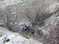 KEÇİ - Kayalıklarda Mahsur Kalan 4 Küçükbaş Hayvan Kurtarıldı