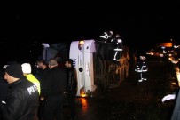 Yalova'da Otobüs Devrildi Açıklaması 14 Yaralı
