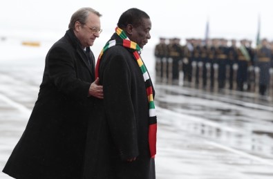 Zimbabve Devlet Başkanı Mnangagwa Rusya'da