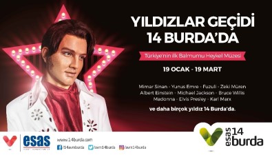 Balmumu Heykel Müzesi, Esas 14 Burda AVM'de Ziyaretçileri Bekliyor