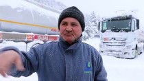 KARANLıKDERE - Bolu Dağı'nda Kar Yağışı