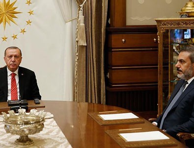 Cumhurbaşkanı Erdoğan MİT Başkanı Fidan'ı kabul etti