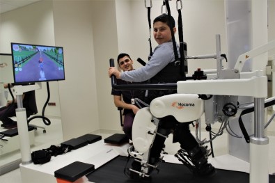Doğu Anadolu'nun Tek 'Yürüme Robotu' Hastaların Umudu Oldu