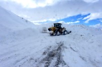 KAR FIRTINASI - Kar, Fırtına Ve Tipi Bazı Yolları Ulaşıma Kapattı