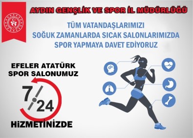 Aydın'da 7 / 24 Spor Yapma Fırsatı