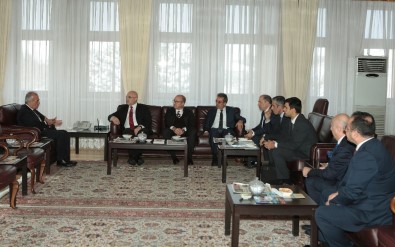 Halkbank Genel Müdürü Osman Arslan'dan Rektör Çomaklı'ya Ziyaret